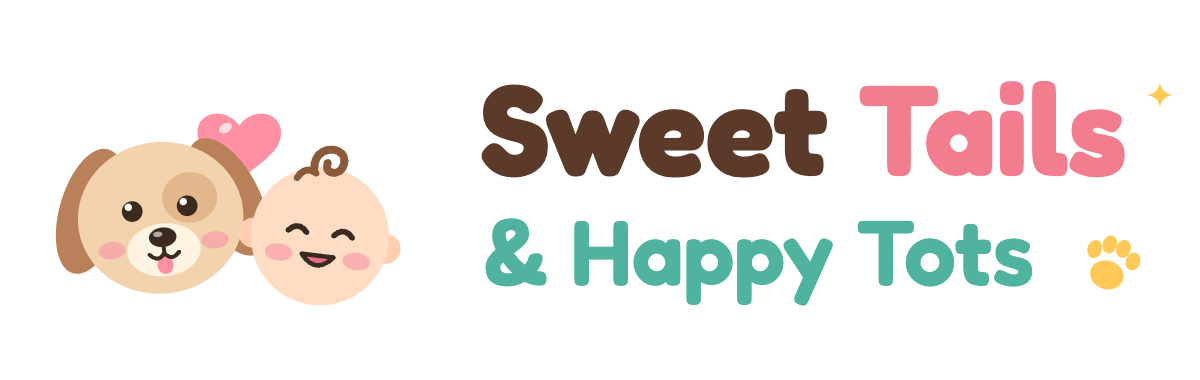Sweet Tails and Happy Tots logo